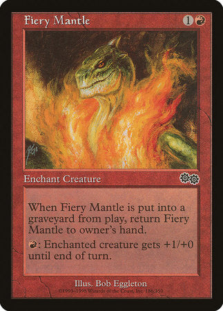 Fiery Mantle [Urza's Saga] | Empire Gaming NC