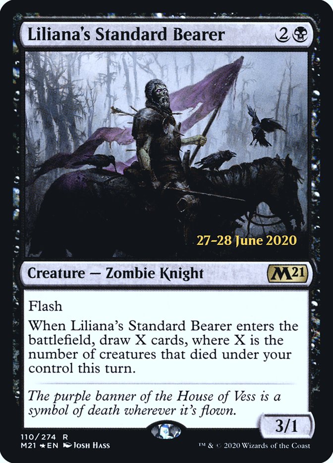 Liliana's Standard Bearer  [Core Set 2021 Prerelease Promos] | Empire Gaming NC