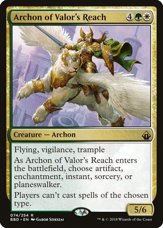 Archon of Valor's Reach [Battlebond] | Empire Gaming NC