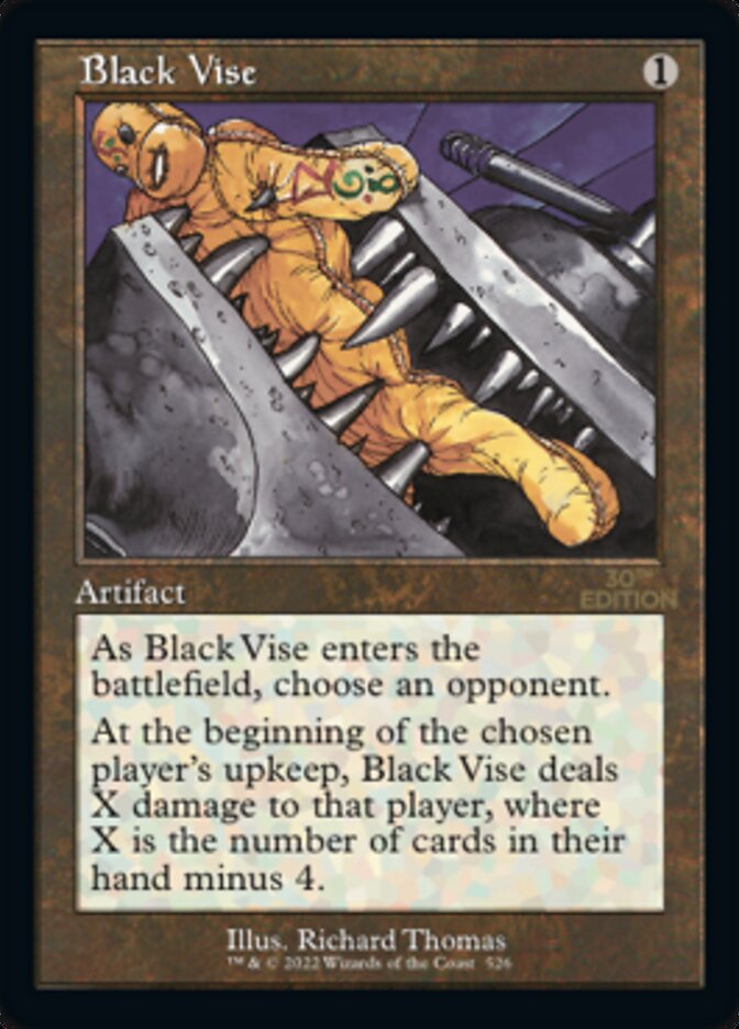Black Vise (Retro) [30th Anniversary Edition] | Empire Gaming NC