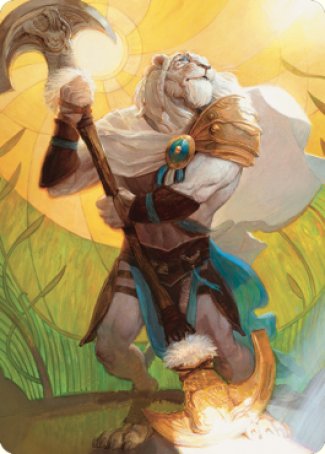 Ajani, Sleeper Agent Art Card [Dominaria United Art Series] | Empire Gaming NC