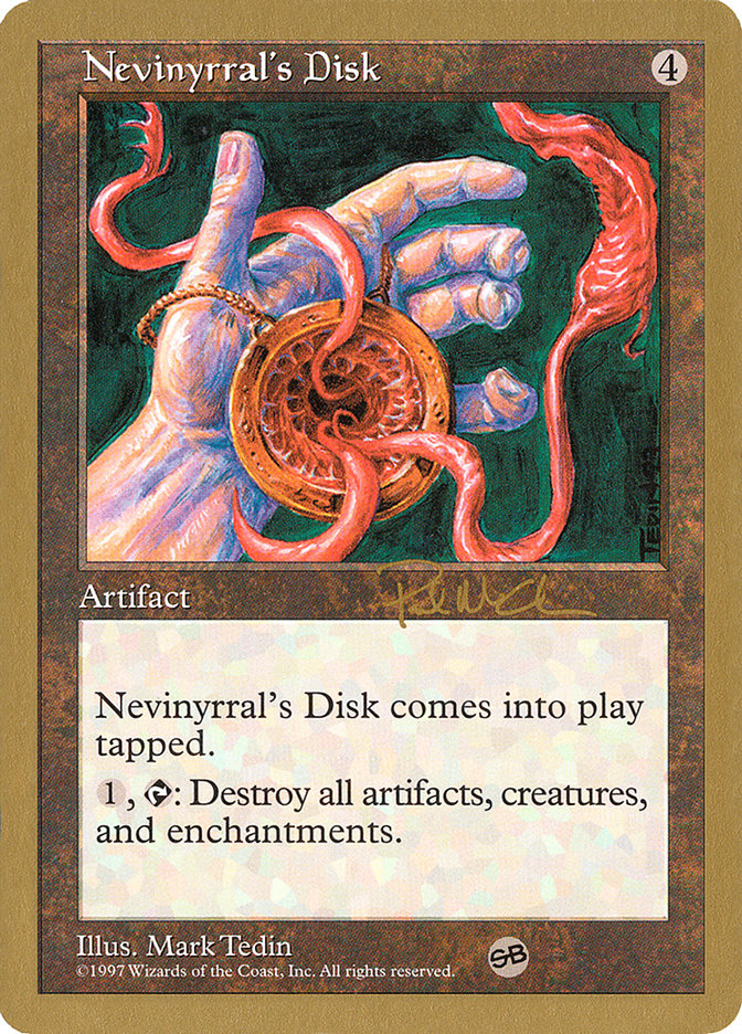 Nevinyrral's Disk (Paul McCabe) (SB) [World Championship Decks 1997] | Empire Gaming NC