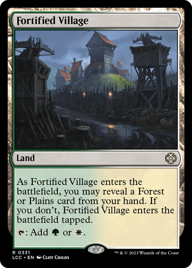 Fortified Village [The Lost Caverns of Ixalan Commander] | Empire Gaming NC