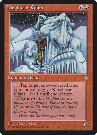 Karplusan Giant [Ice Age] | Empire Gaming NC