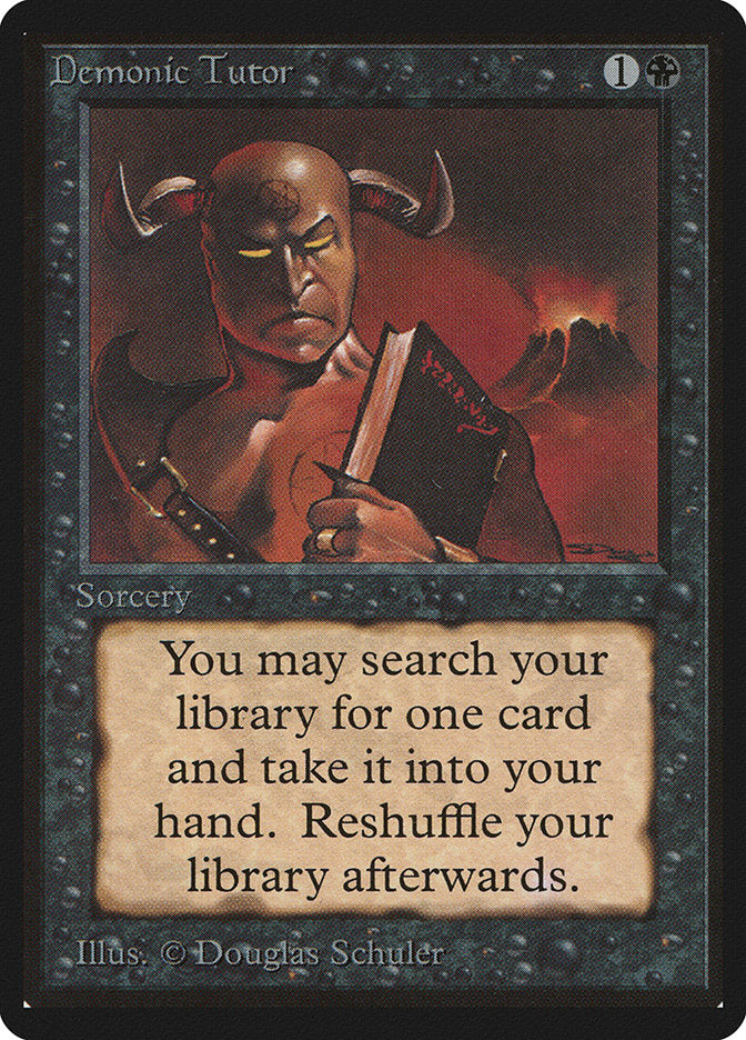 Demonic Tutor [Limited Edition Beta] | Empire Gaming NC