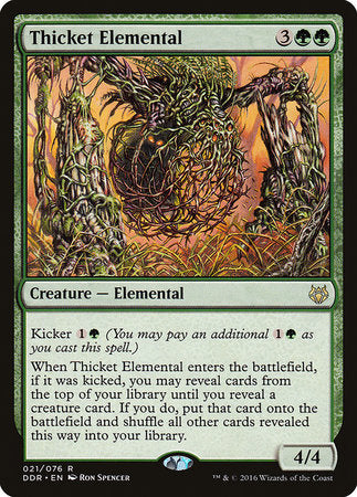 Thicket Elemental [Duel Decks: Nissa vs. Ob Nixilis] | Empire Gaming NC