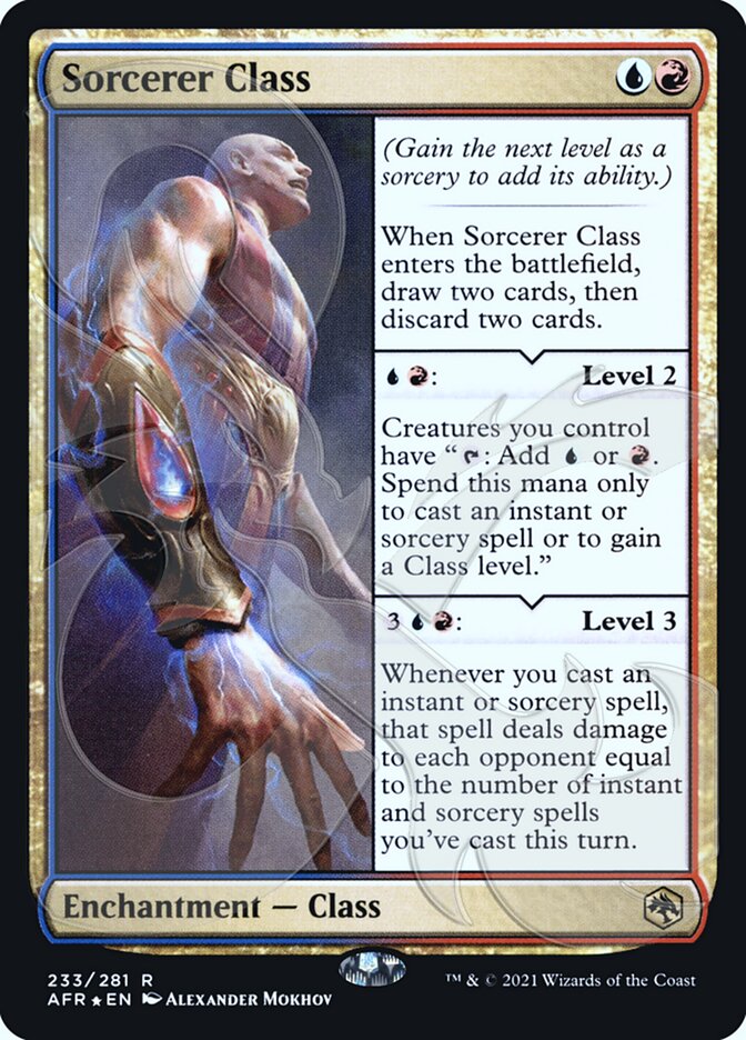 Sorcerer Class (Ampersand Promo) [Dungeons & Dragons: Adventures in the Forgotten Realms Promos] | Empire Gaming NC