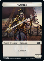 Saproling // Vampire Double-sided Token [Double Masters 2022 Tokens] | Empire Gaming NC