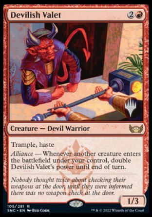 Devilish Valet (Promo Pack) [Streets of New Capenna Promos] | Empire Gaming NC