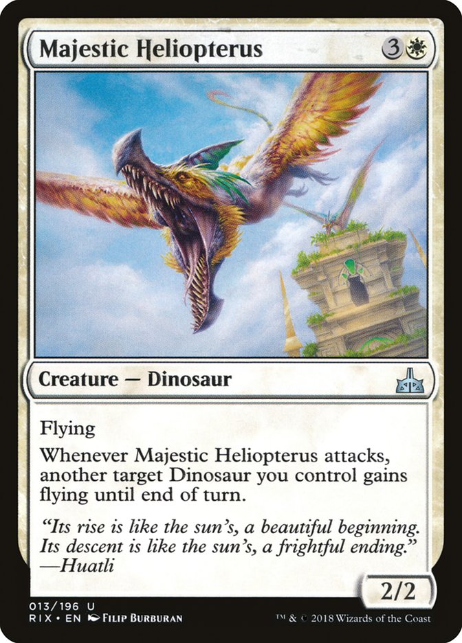 Majestic Heliopterus [Rivals of Ixalan] | Empire Gaming NC