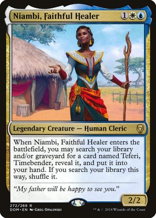 Niambi, Faithful Healer [Dominaria] | Empire Gaming NC