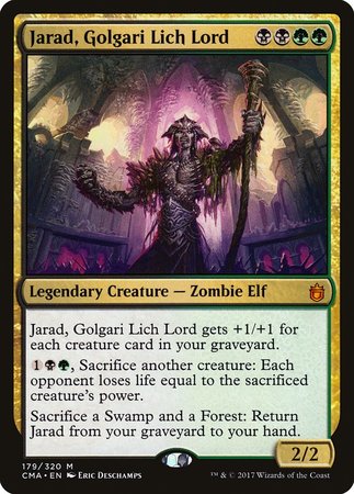 Jarad, Golgari Lich Lord [Commander Anthology] | Empire Gaming NC