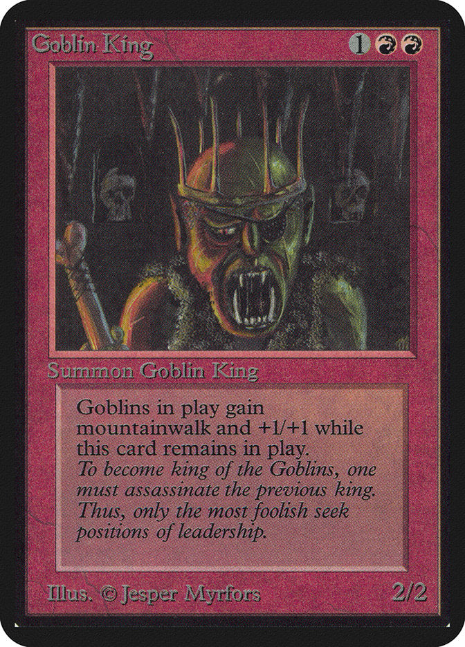 Goblin King [Limited Edition Alpha] | Empire Gaming NC