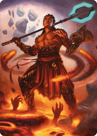 Koth, Fire of Resistance Art Card [Phyrexia: All Will Be One Art Series] | Empire Gaming NC