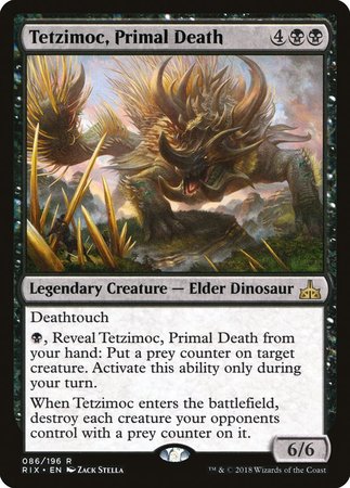 Tetzimoc, Primal Death [Rivals of Ixalan] | Empire Gaming NC