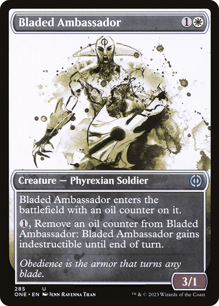 Bladed Ambassador (Showcase Ichor) [Phyrexia: All Will Be One] | Empire Gaming NC