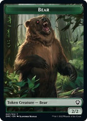 Kavu // Bear Double-sided Token [Dominaria United Commander Tokens] | Empire Gaming NC