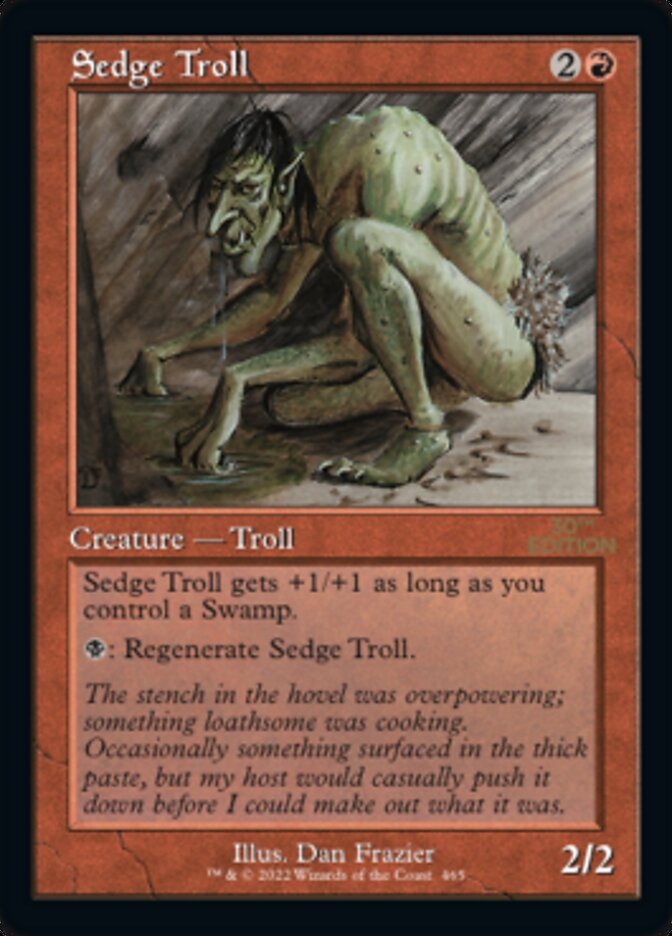 Sedge Troll (Retro) [30th Anniversary Edition] | Empire Gaming NC