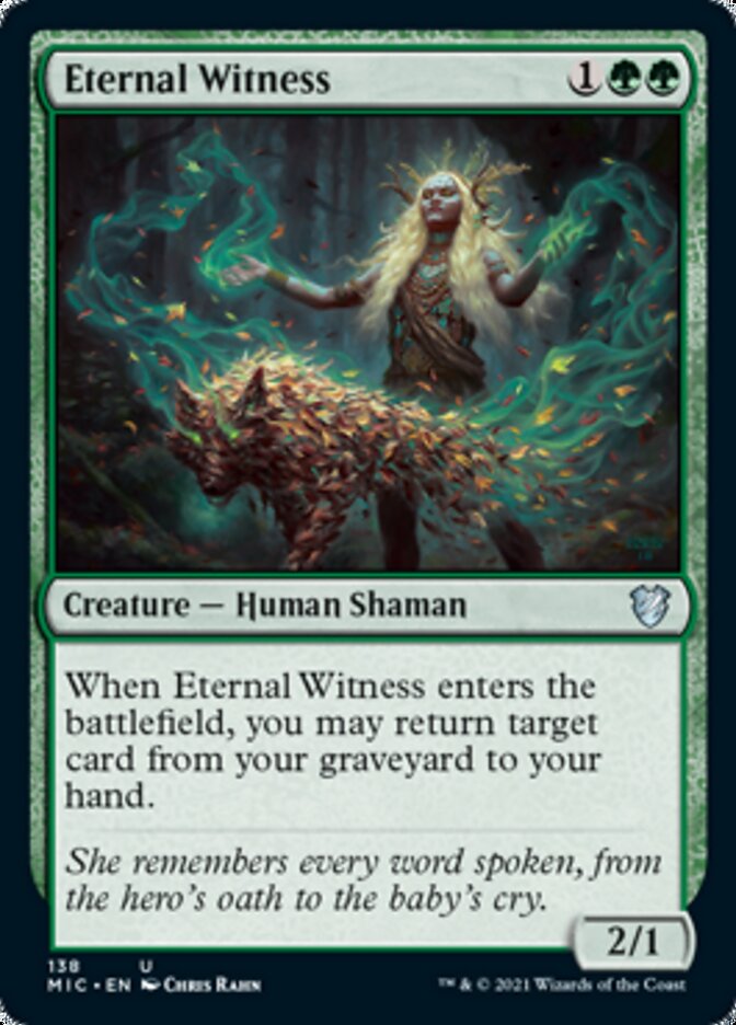 Eternal Witness [Innistrad: Midnight Hunt Commander] | Empire Gaming NC