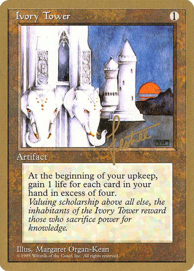 Ivory Tower (Bertrand Lestree) [Pro Tour Collector Set] | Empire Gaming NC