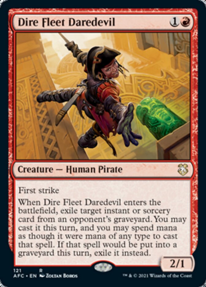 Dire Fleet Daredevil [Dungeons & Dragons: Adventures in the Forgotten Realms Commander] | Empire Gaming NC