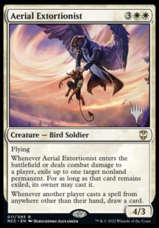 Aerial Extortionist (Promo Pack) [Streets of New Capenna Commander Promos] | Empire Gaming NC