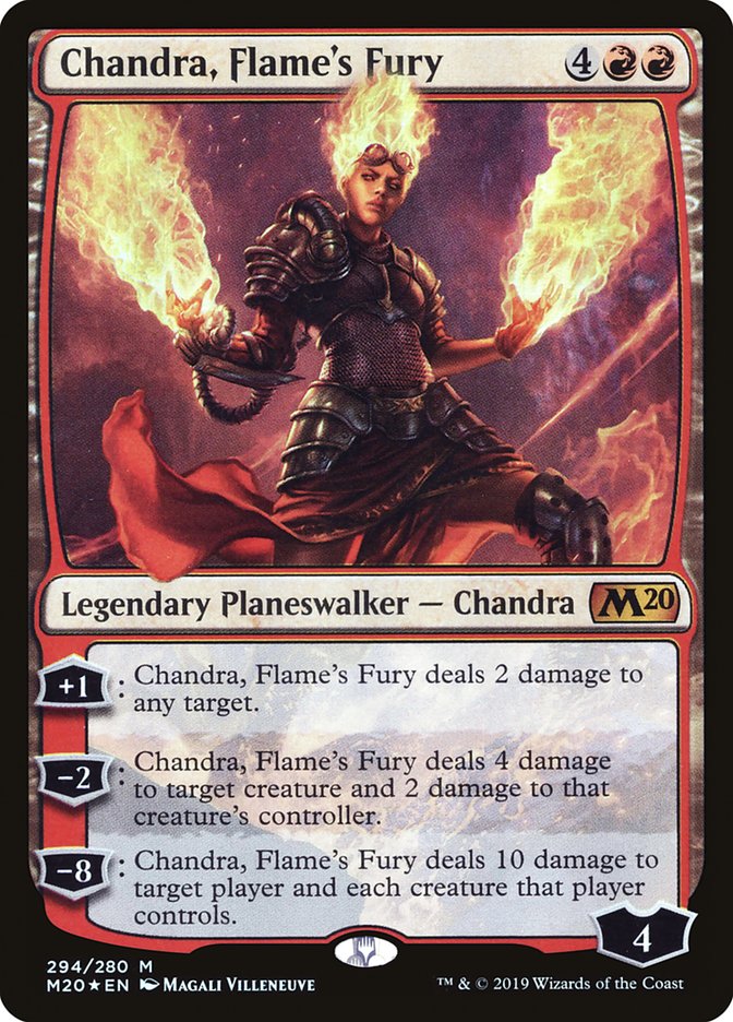 Chandra, Flame's Fury [Core Set 2020] | Empire Gaming NC