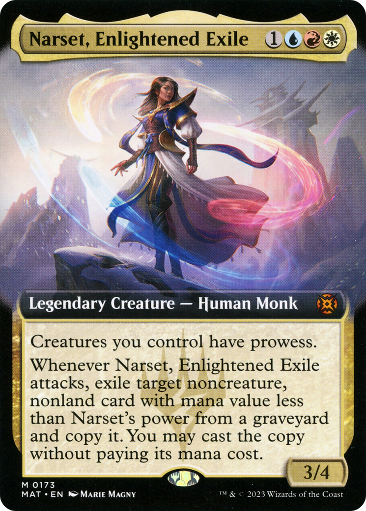 Narset, Enlightened Exile (Extended Art) [March of the Machine: The Aftermath] | Empire Gaming NC