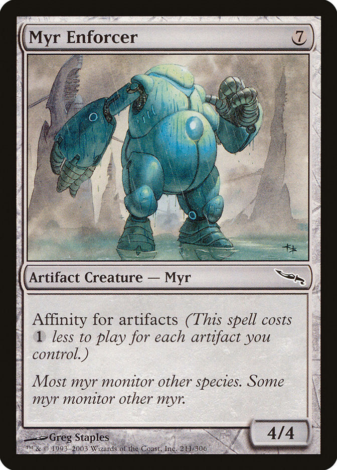 Myr Enforcer [Mirrodin] | Empire Gaming NC