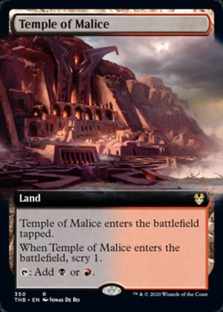 Temple of Malice (Extended Art) [Theros Beyond Death] | Empire Gaming NC