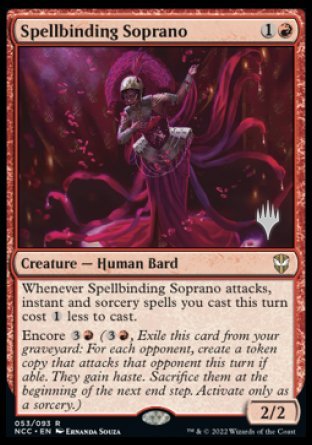 Spellbinding Soprano (Promo Pack) [Streets of New Capenna Commander Promos] | Empire Gaming NC