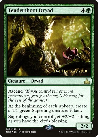 Tendershoot Dryad [Rivals of Ixalan Promos] | Empire Gaming NC