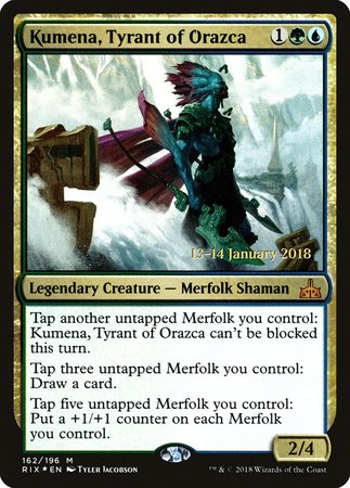 Kumena, Tyrant of Orazca [Rivals of Ixalan Promos] | Empire Gaming NC