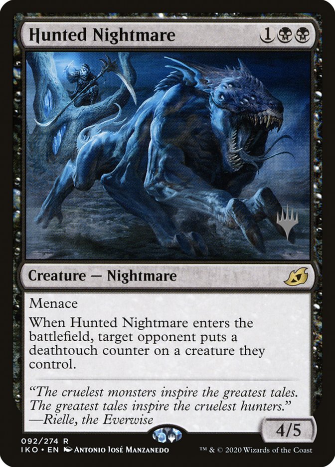 Hunted Nightmare (Promo Pack) [Ikoria: Lair of Behemoths Promos] | Empire Gaming NC