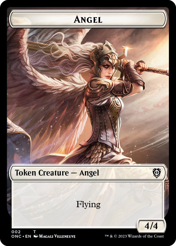 Soldier (007) // Angel Double-Sided Token [Phyrexia: All Will Be One Commander Tokens] | Empire Gaming NC