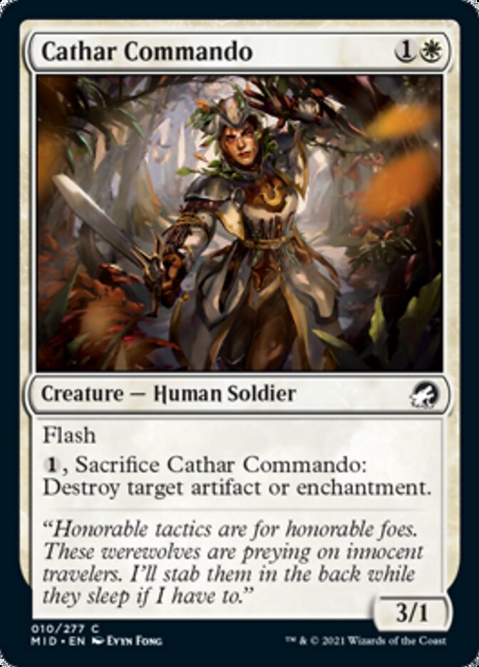 Cathar Commando [Innistrad: Midnight Hunt] | Empire Gaming NC