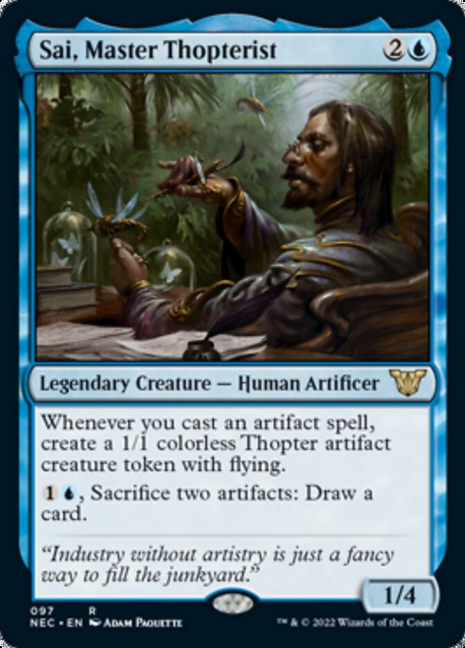 Sai, Master Thopterist [Kamigawa: Neon Dynasty Commander] | Empire Gaming NC