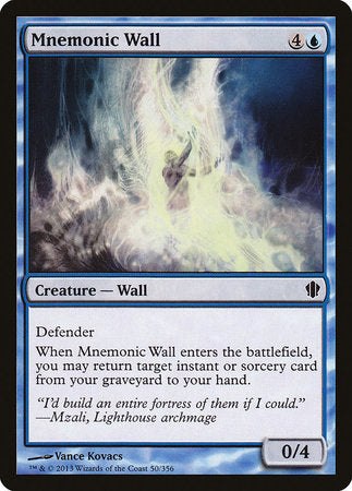 Mnemonic Wall [Commander 2013] | Empire Gaming NC