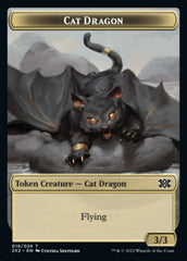 Cat Dragon // Eldrazi Scion Double-sided Token [Double Masters 2022 Tokens] | Empire Gaming NC