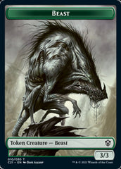 Beast (010) // Fish Token [Commander 2021 Tokens] | Empire Gaming NC