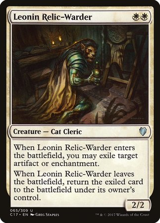 Leonin Relic-Warder [Commander 2017] | Empire Gaming NC