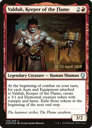 Valduk, Keeper of the Flame [Dominaria Promos] | Empire Gaming NC