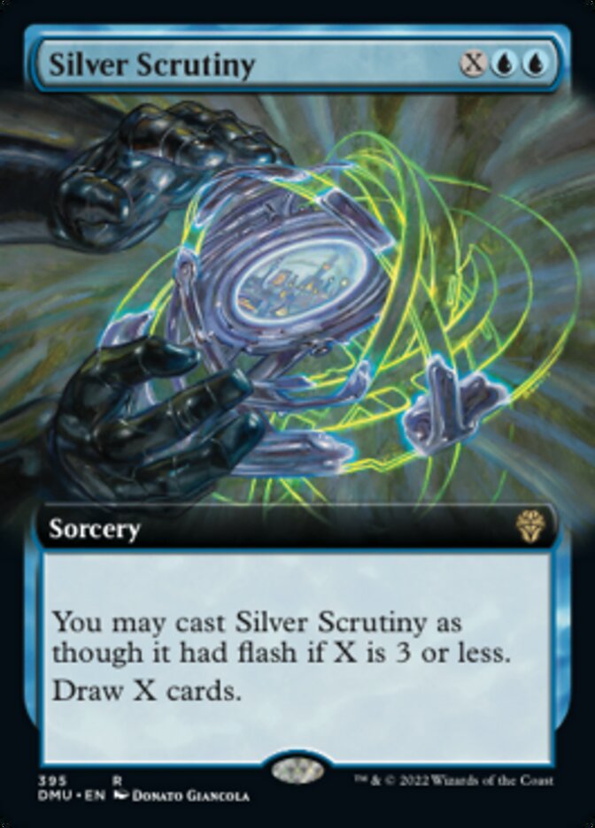 Silver Scrutiny (Extended Art) [Dominaria United] | Empire Gaming NC