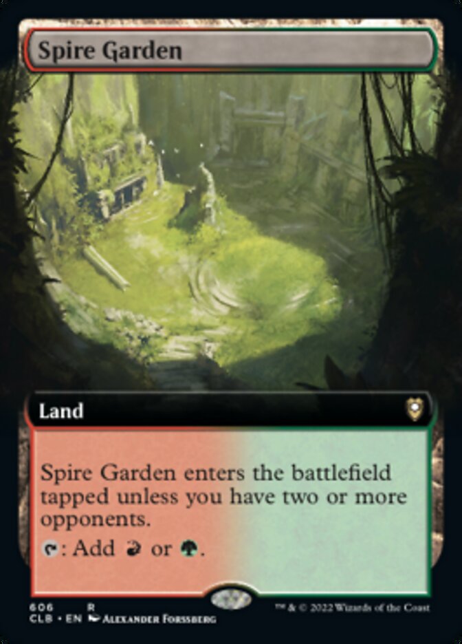 Spire Garden (Extended Art) [Commander Legends: Battle for Baldur's Gate] | Empire Gaming NC
