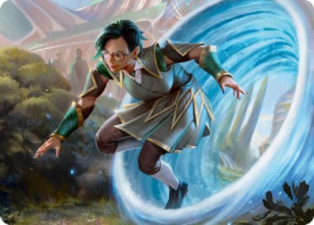 Vortex Runner Art Card [Strixhaven: School of Mages Art Series] | Empire Gaming NC