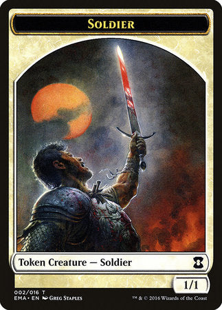 Soldier Token [Eternal Masters Tokens] | Empire Gaming NC