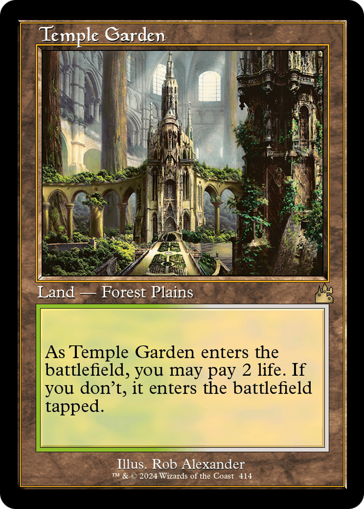 Temple Garden (Retro) [Ravnica Remastered] | Empire Gaming NC