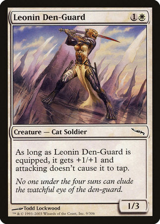 Leonin Den-Guard [Mirrodin] | Empire Gaming NC