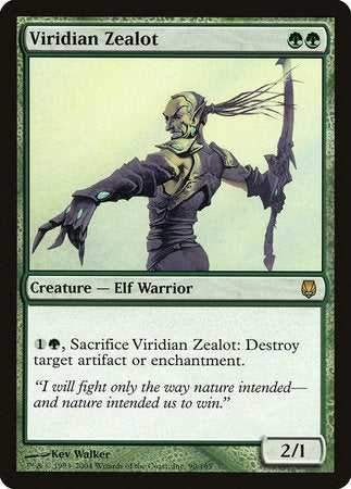 Viridian Zealot [Darksteel] | Empire Gaming NC