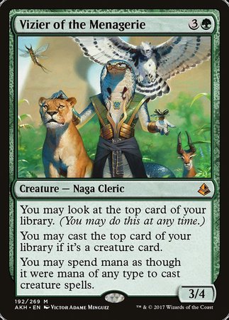 Vizier of the Menagerie [Amonkhet] | Empire Gaming NC